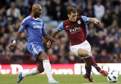 Nicolas Anelka Chelsea Stiliyan Petrov Aston Villa
